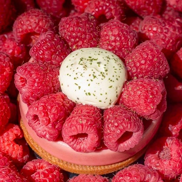 Entremets Framboise Vanille (à partager)